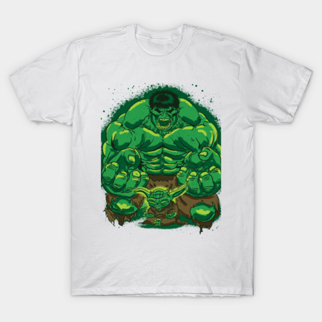 Hulk and Yoda T-Shirt-TOZ